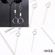 귀걸이재료 9자형귀걸이핀 S138]